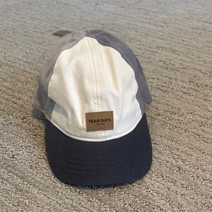 H&M baby boy hat, grey/cream, 1-2year